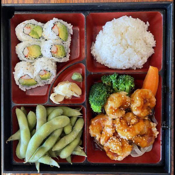 (L) B4. Shrimp Teriyaki
